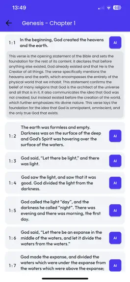 Game screenshot AI Bible apk