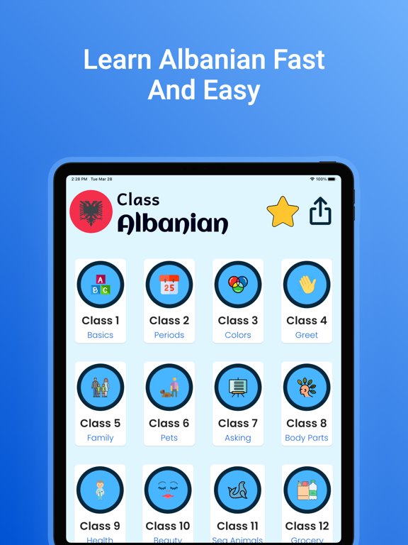 Screenshot #4 pour Albanian Learning: Beginners