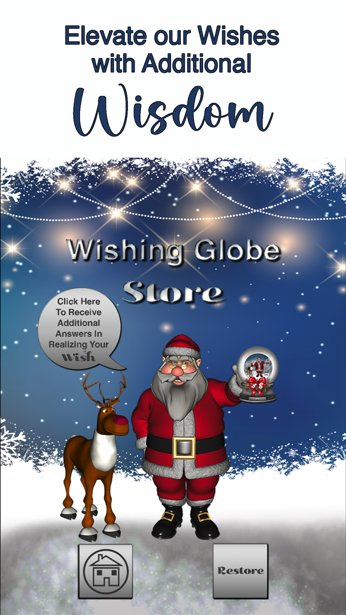 Santa Wishing Globe