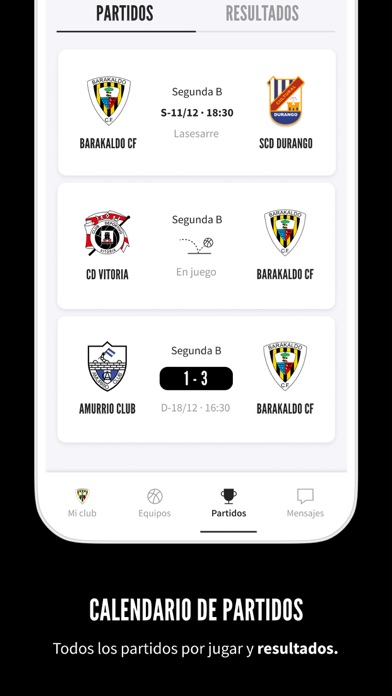 Barakaldo Club de Fútbol Screenshot