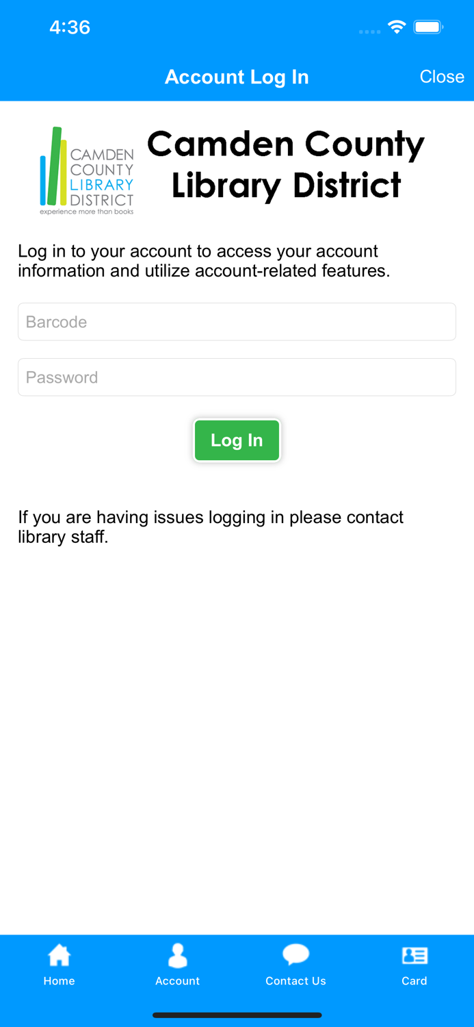 Camden County Lib Dist - MO