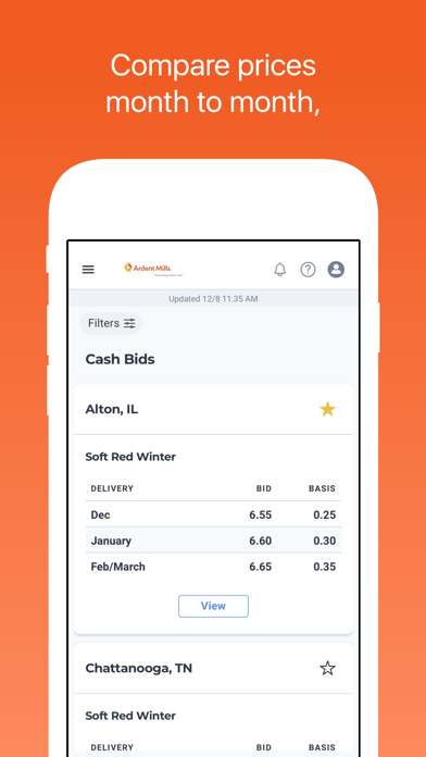 Ardent Mills® US Grain Screenshot