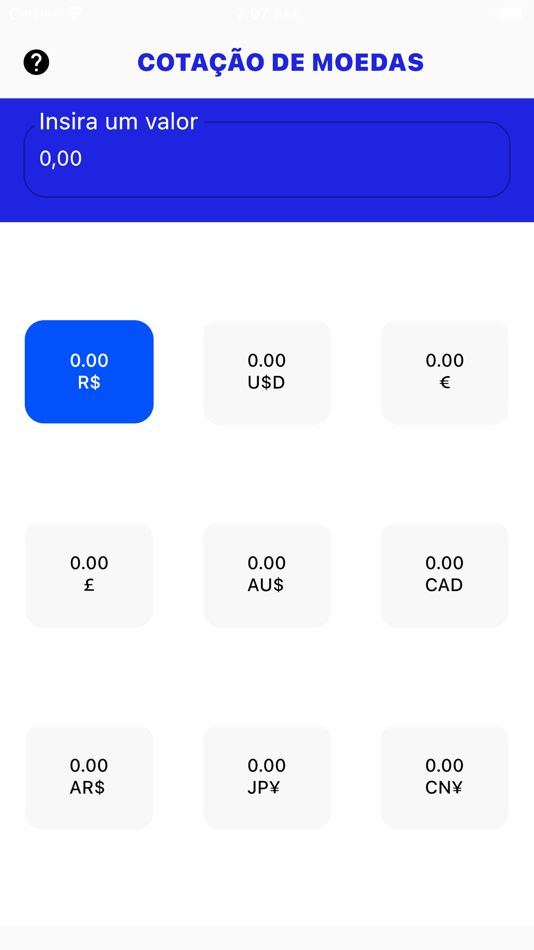 #2. Conversor de moedas & valores (iOS) Bởi: Heverson Carlos Bezerra de Souza