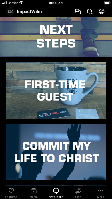 Impact Church of Wilmington Screenshot