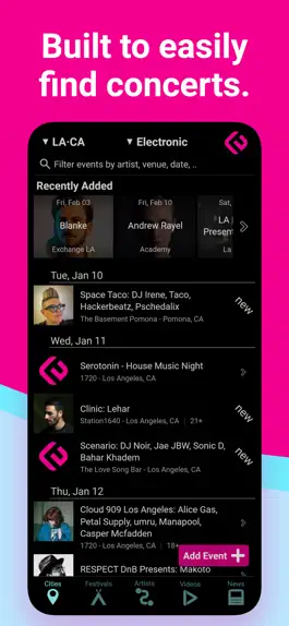 Game screenshot Edmtrain Concerts & Raves mod apk