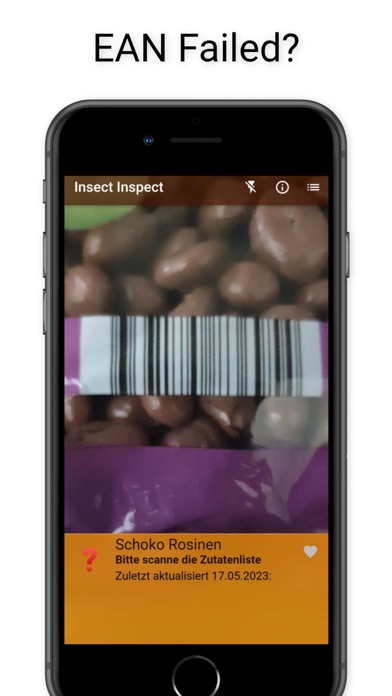 Insects in Food Screenshot