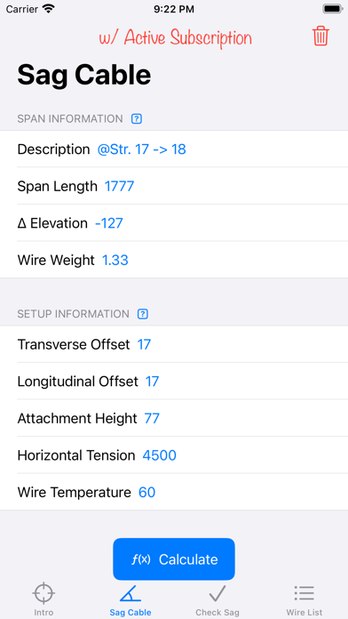 Catenary Cables Screenshot