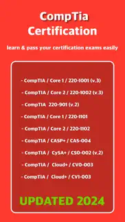 comptia certification 2024 iphone screenshot 1