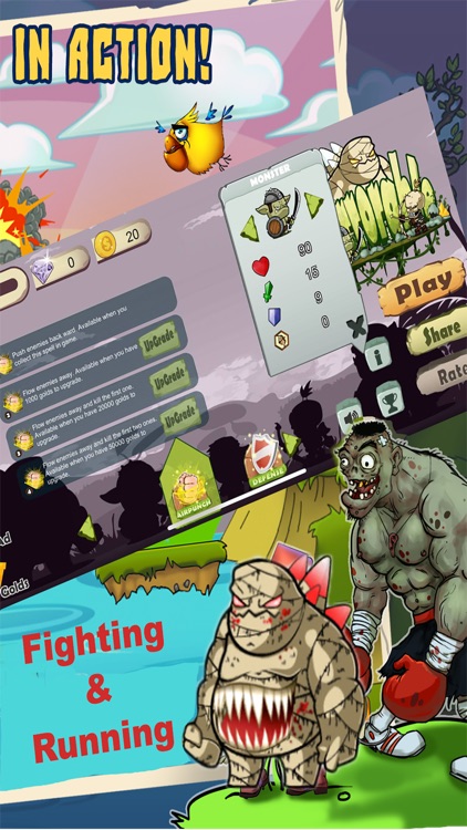 Monster Running : Hit and Run