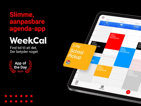 Week Calendar - Slimme Planner iPad app afbeelding 1