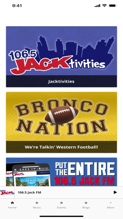 Jack 106.5 WVFM screenshot 4