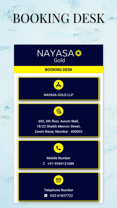 NAYASA GOLD Screenshot