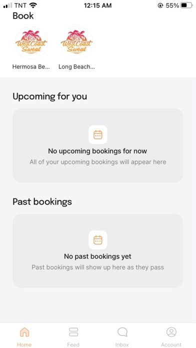 West Coast Sweat App Screenshot