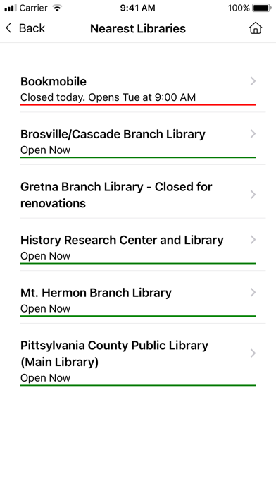 Pittsylvania County Library Screenshot