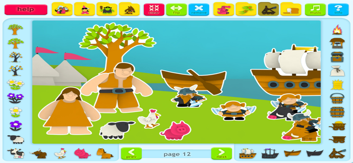 Fantasy World Sticker Book