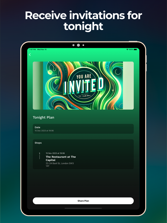 myvibe.is iPad screenshot 7 - Lifestyle app