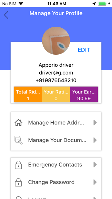 GOTAXIVTC DRIVER Screenshot
