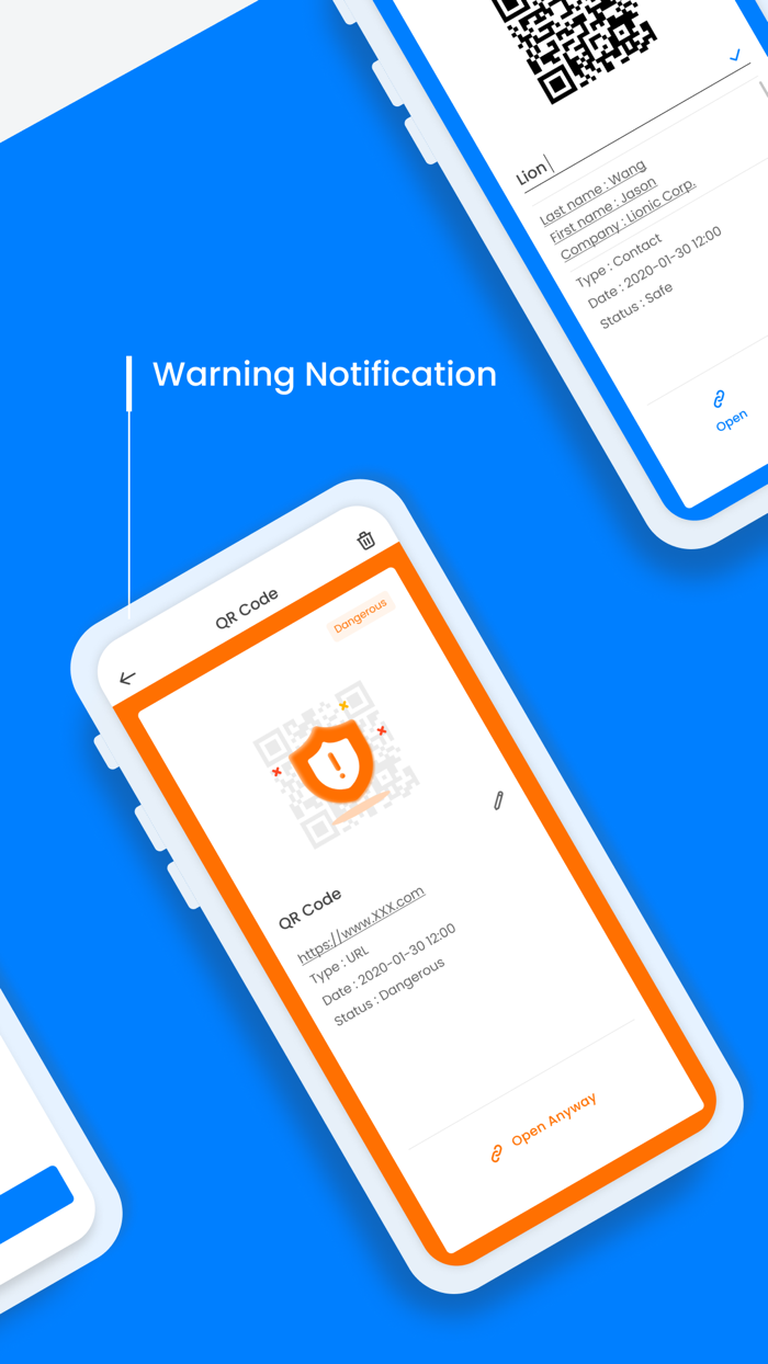 Lionic Secure QR Code Scanner