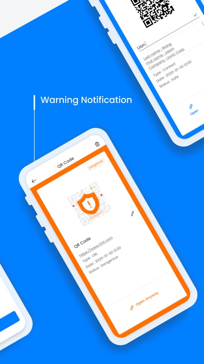 Lionic Secure QR Code Scanner