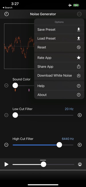 White Noise Player - Free White Noise Generator by TMSOFT