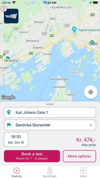 Asker og Bærum Taxi Screenshot