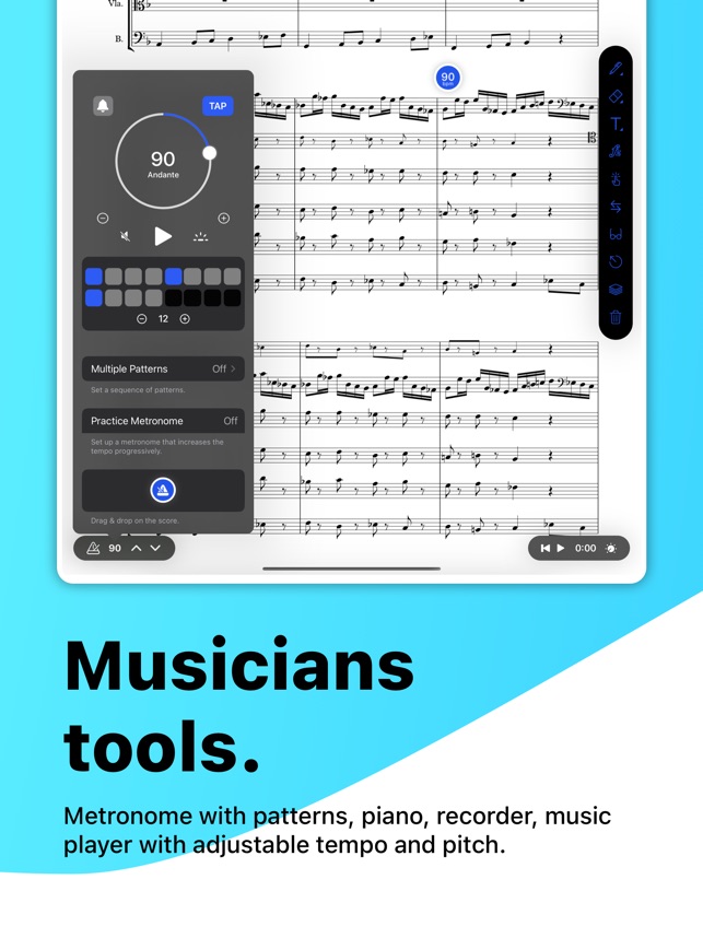 two low-cost apps for scanning sheet music: 'PlayScore 2' & 'Sheet