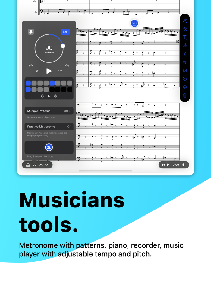 digitalScore read sheet music
