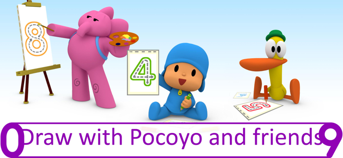 Pocoyo Numbers 123 Lets Learn