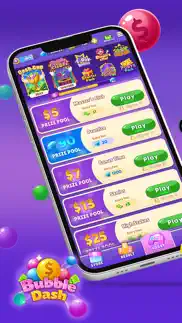 bubble dash - win real cash iphone screenshot 1