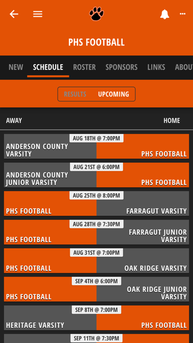 Powell High School Athletics Screenshot