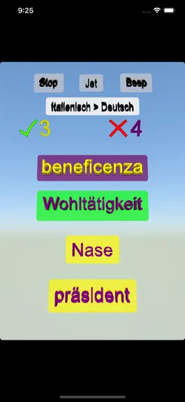 Game screenshot Egitir Deutsch Italienisch app hack