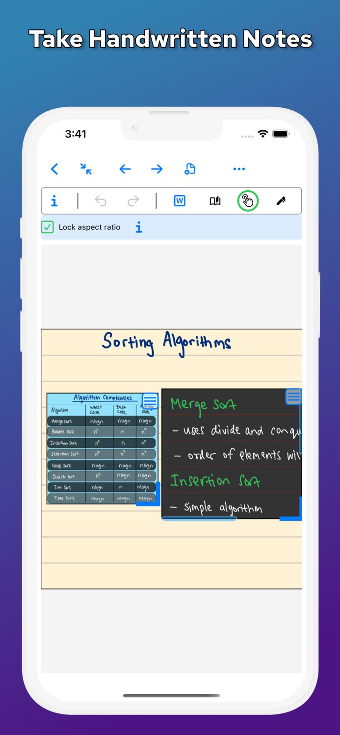 Widget Notebook - Digital Ink