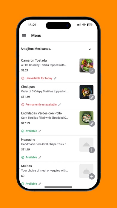 Orders.co Manager Mobile Screenshot
