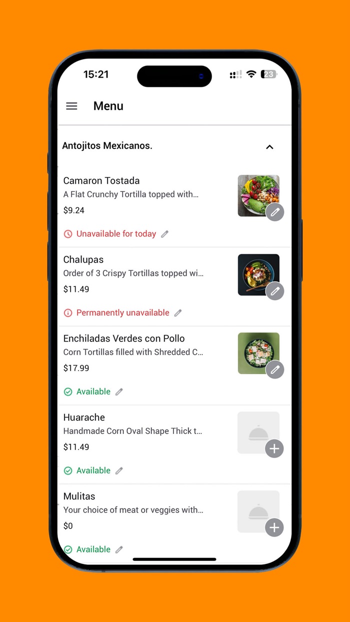 Orders.co Manager Mobile