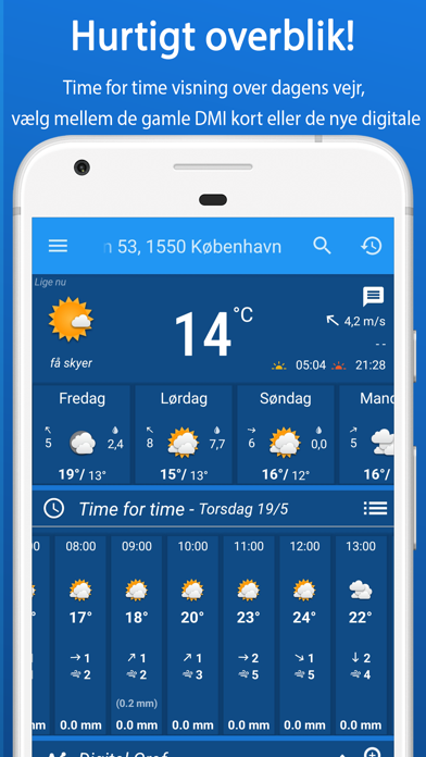 ByVejr – DMI – Yr - Vejret Screenshot