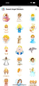 Sweet Angel Stickers screenshot #1 for iPhone