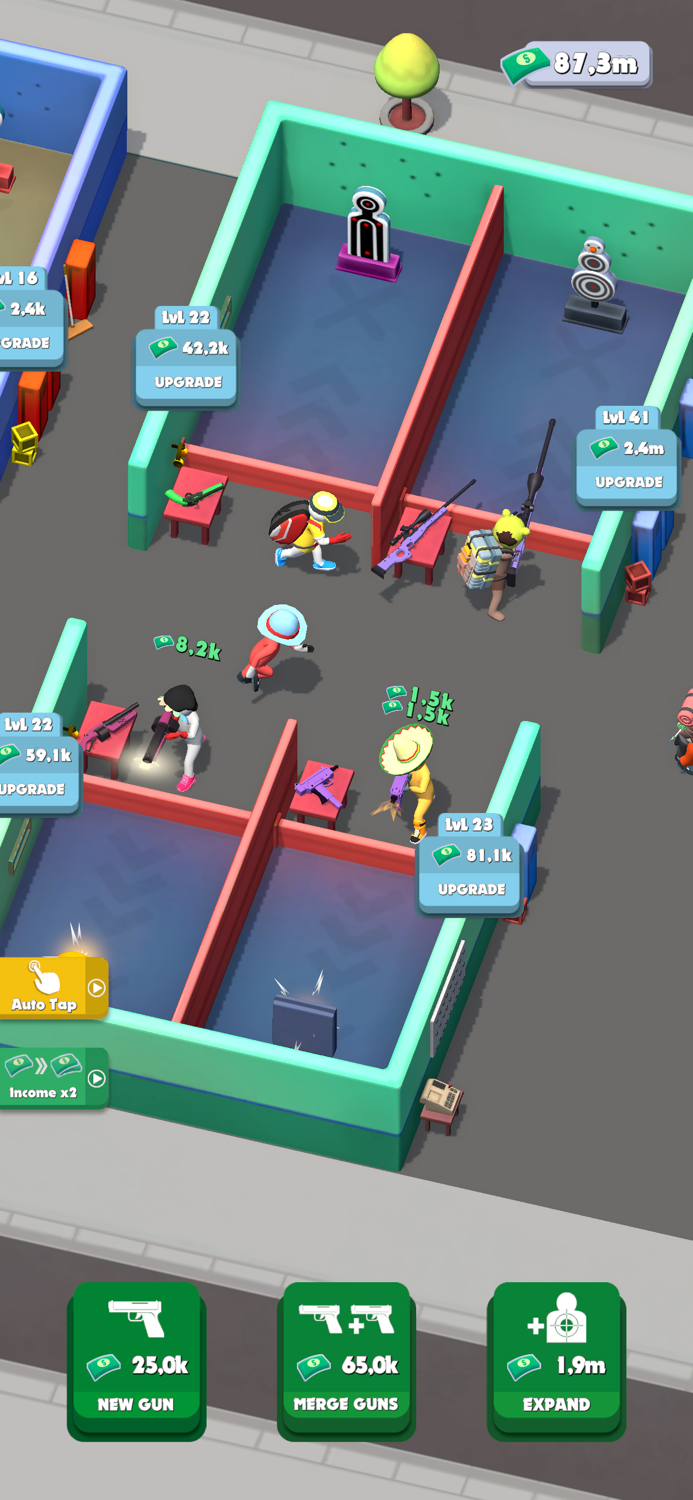 Shooting Area - Idle Clicker