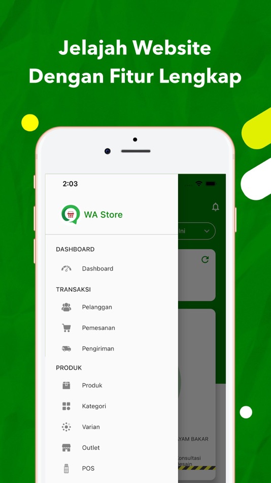 #4. WAStore Admin (iOS) Podle: Xenopati.id