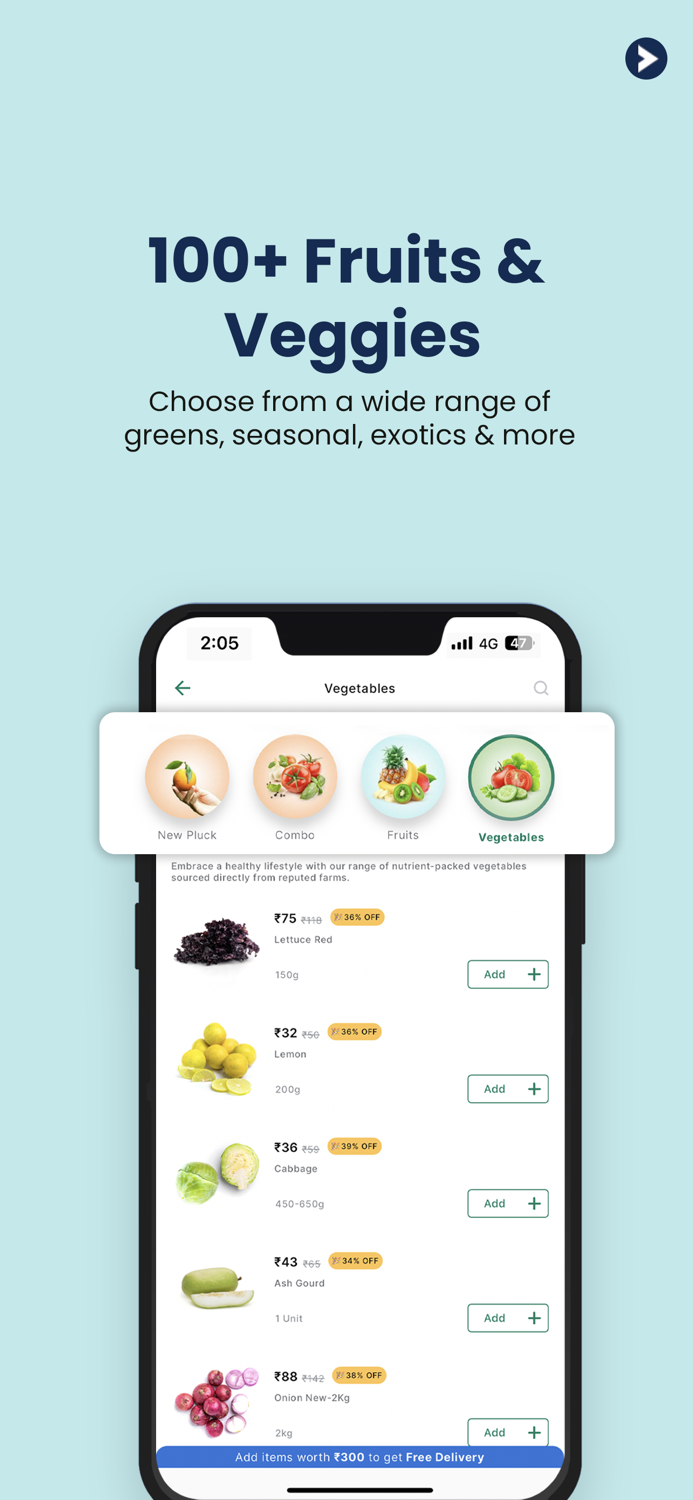 JUST Fresh  Fruit and Vegetable