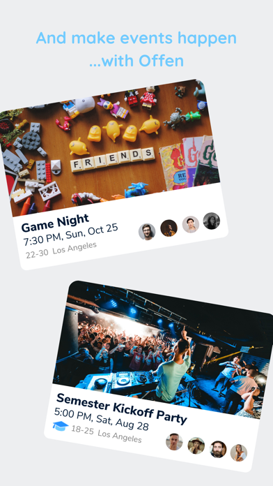 Offen - Discover Events in LA Screenshot