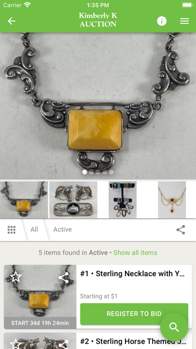 Mountain Valley Auctions Screenshot