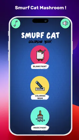 Game screenshot Smurf Cat Mushroom Coloring hack