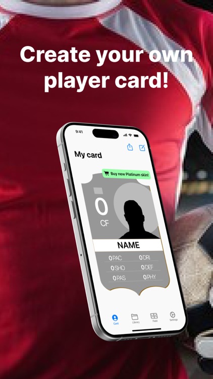 Win - football card