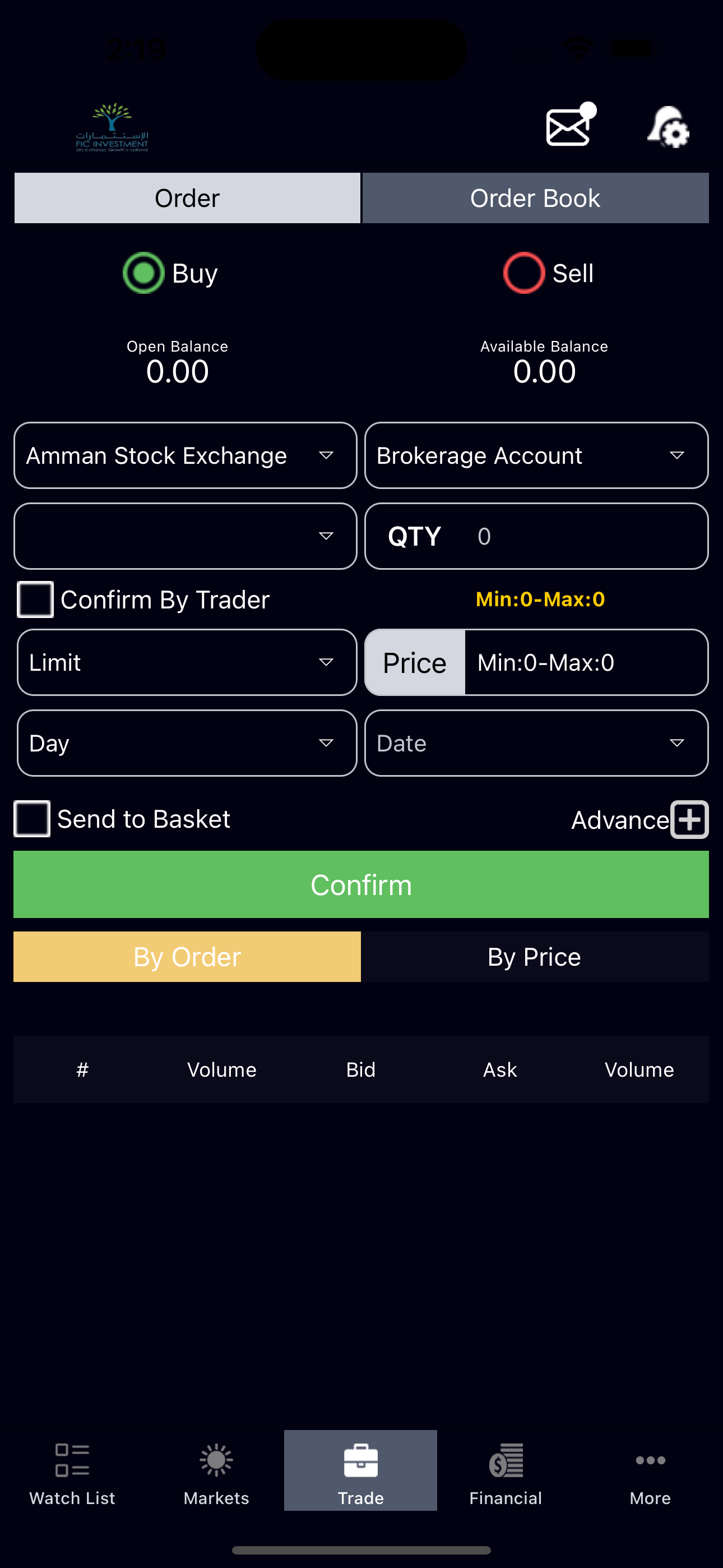 FIC trade