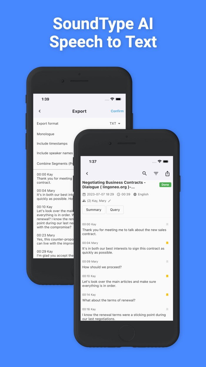 SoundType AI Speech To Text