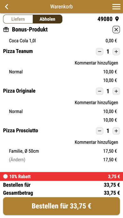 Pizzeria Di Leo Screenshot