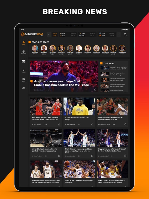 Screenshot #4 pour BasketballNews.com