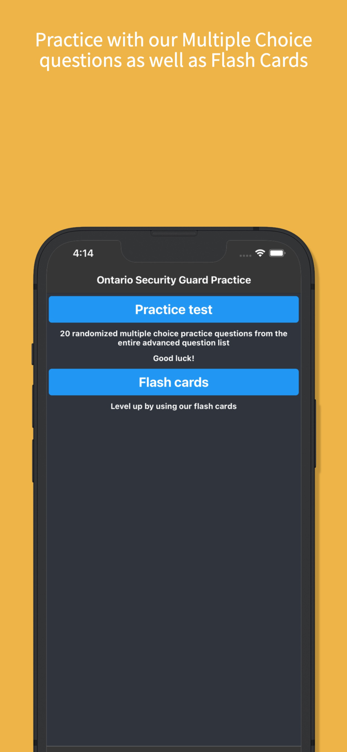 Ontario Security Practice Quiz