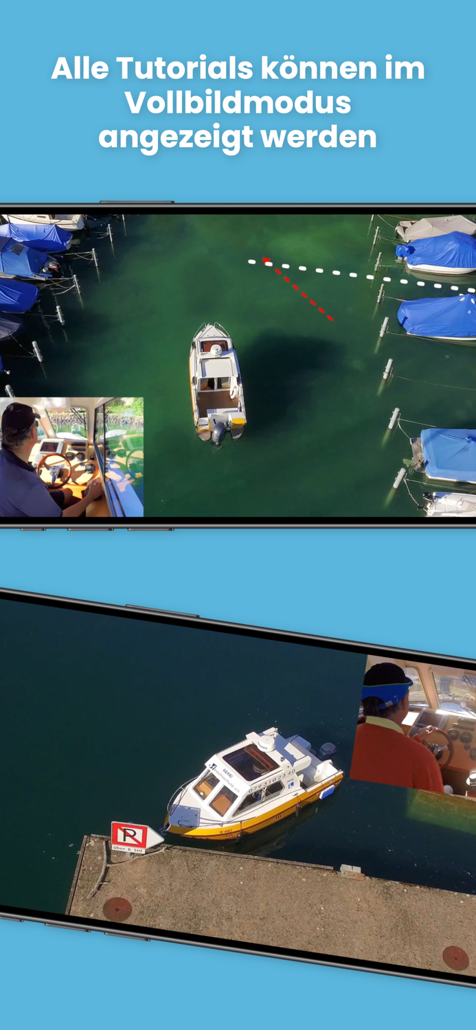Zehn Hafenmanöver - Motorboot