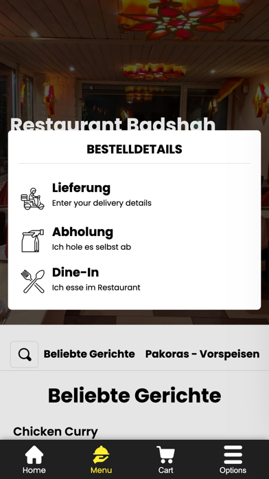 Restaurant Badshah Screenshot